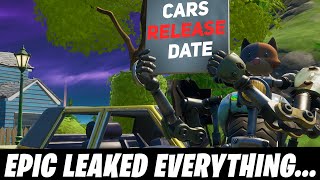 Epic Employee LEAKED Cars, Skins, & More... (Fortnite Discussion)