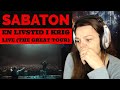 Sabaton   "En Livstid I Krig"   (Live)    REACTION