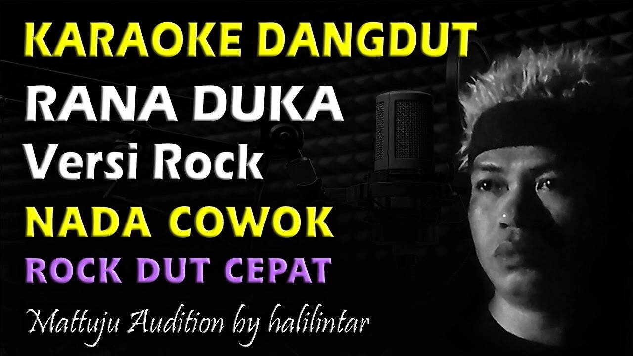 Karaoke Rana Duka Versi Rock || Nada Cowok