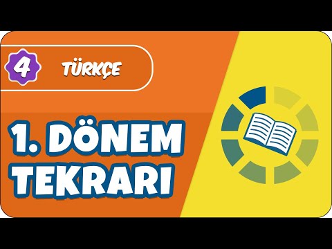 4.Sınıf Türkçe 1.Dönem Full Tekrar 📝