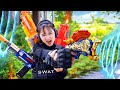 Vtl nerf war super hero girl seal warriors nerf guns fight criminals ultimate weapon of sound