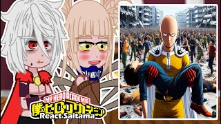 Villains Boku no Hero (MHA) React to Saitama | Gacha React | One Punch-Man | Tiktok