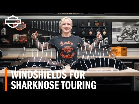 Harley-Davidson Touring Windshields for Sharknose Fairing Overview