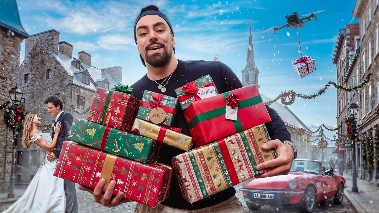 J'offre des cadeaux de Noël à vos proches !