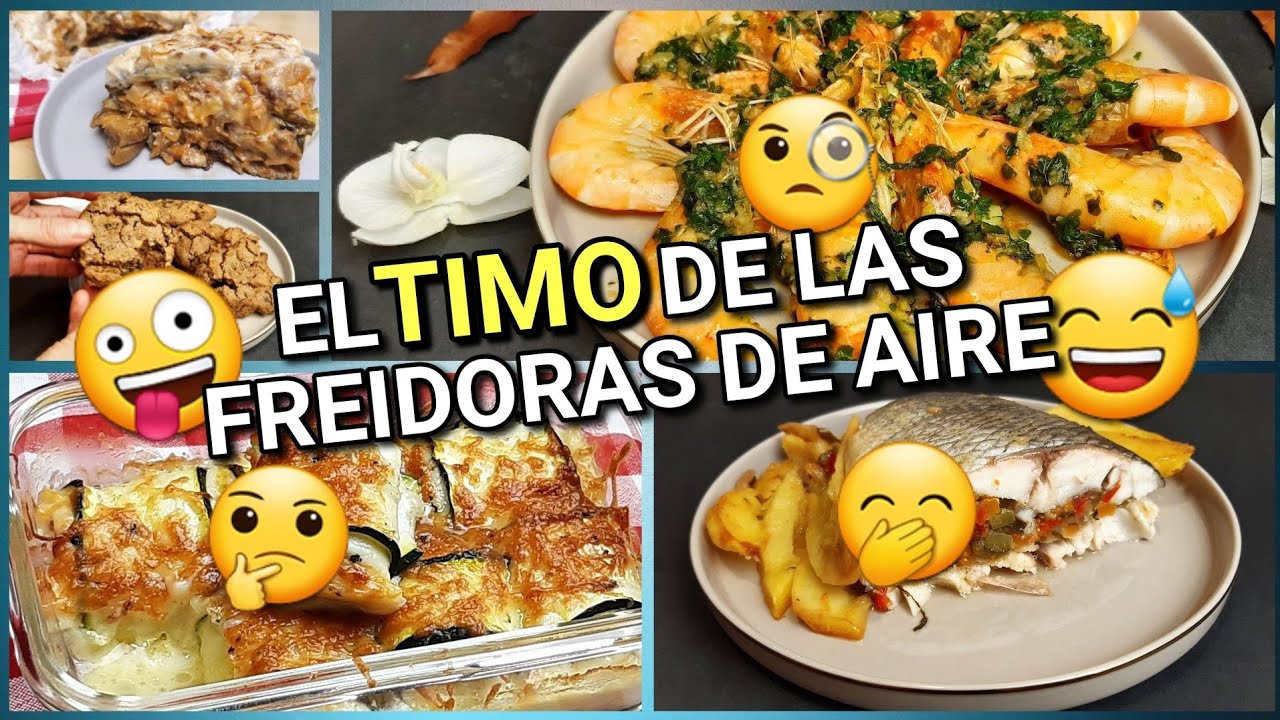 🟡​ Recetas con FREIDORA DE AIRE. 👀​ MIRA LO QUE PUEDES HACER en TU AIR FRYER 😜​.SÁCALE partido‼️​