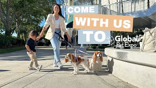 COME WITH US TO Global Pet Expo 2024 Orlando Florida // Vlog as influencers Herky The Cavalier