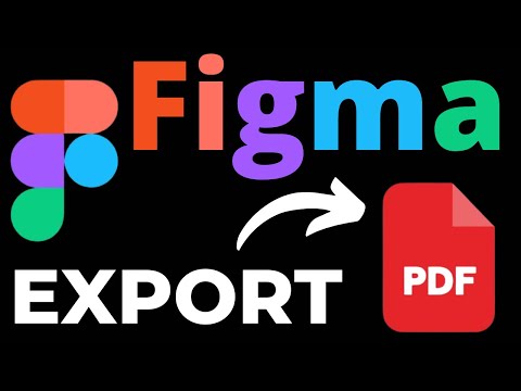How to Export Figma Design as PDF Tutorial