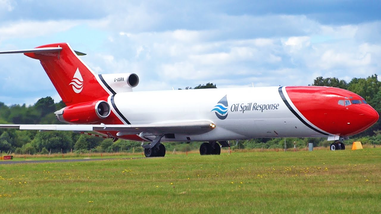 Boeing 727 Oil Spill Response GOSRA at Farnborough 2016 YouTube