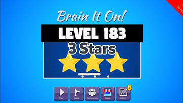 Check Out How I Solved Level 183 in Brain it on! Physics Puzzles || Level 183 - 3 Stars