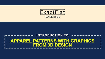 ExactFlat for Rhino 3D - Printed Garment (dress)