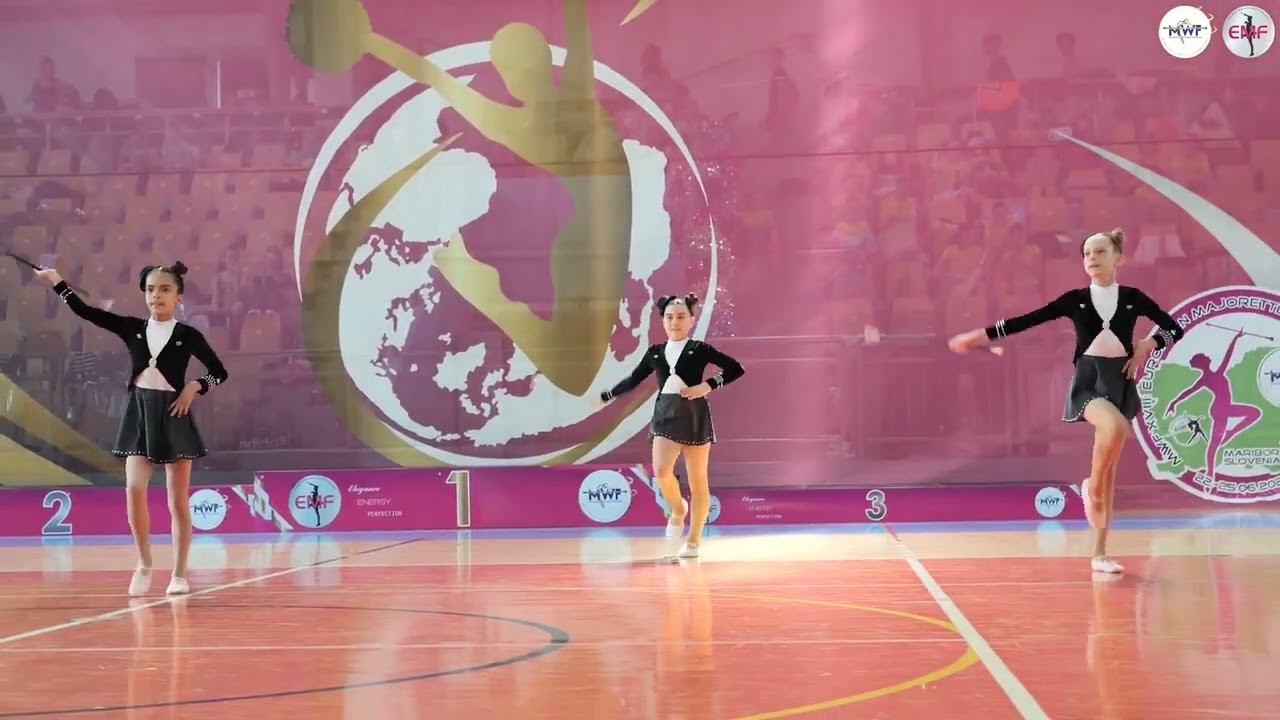 Virovitičke Mažoretkinje   TRIO BATON CADETS   Maribor MWF CHAMPIONSHIP 2023