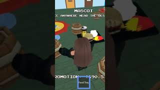 Working at the Krusty Krab!