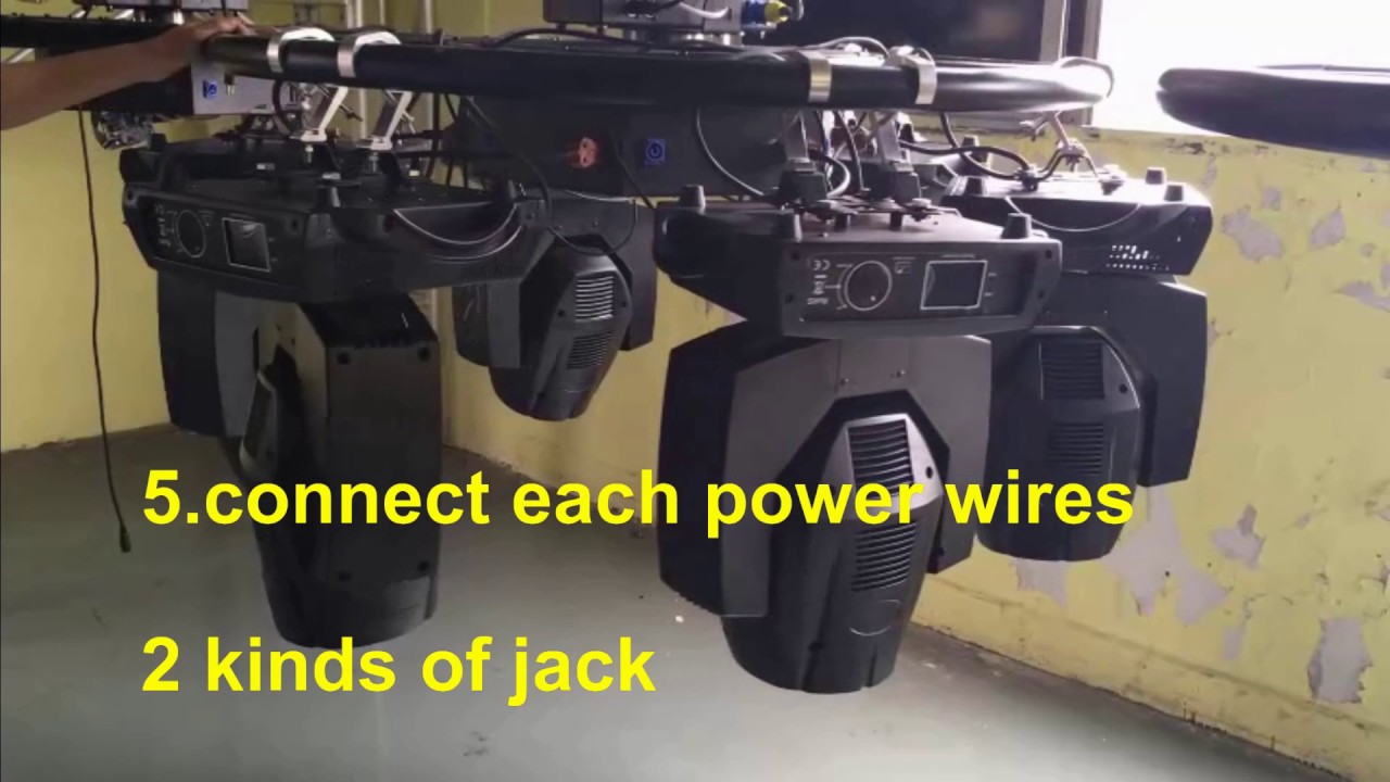 instruction of 2017 new product mini rotary circle lighting truss