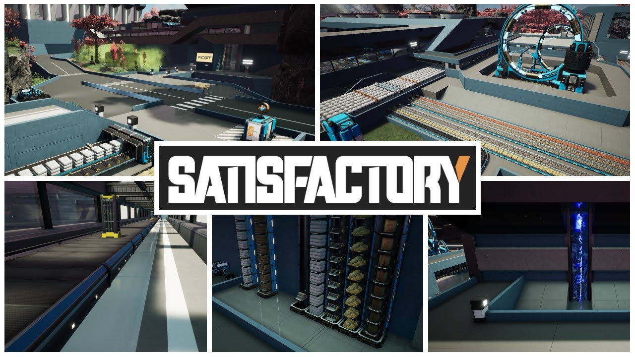 Satisfactory Showcase HUGE Nuclear Project No Waste. YouTube