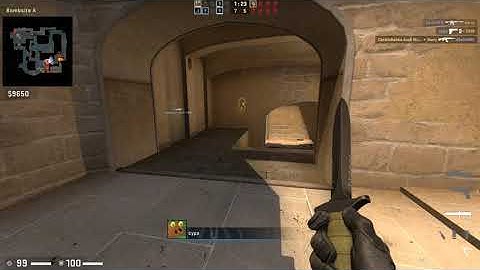 Counter Strike: Global Offensive Cheater with Wall hack on Mirage(Casual)
