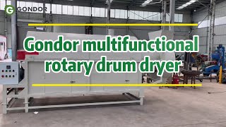 🔥Revolutionize Drying! Multifunctional Rotary Drum Dryer |Limited Stock!#drumdryer #industrialdryer
