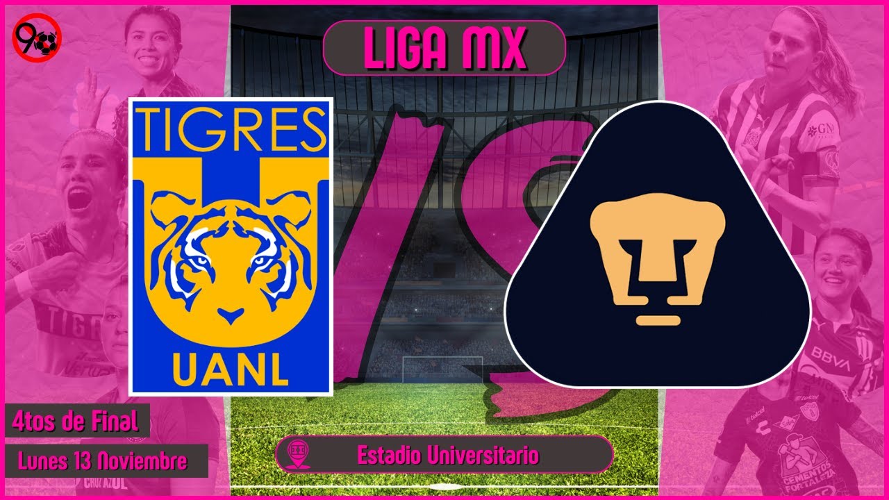 ¡Gol de Mayor!⚽Tigres 2(5)-(2)1 Pumas EN VIVO | Liga MX Femenil 4tos de ...