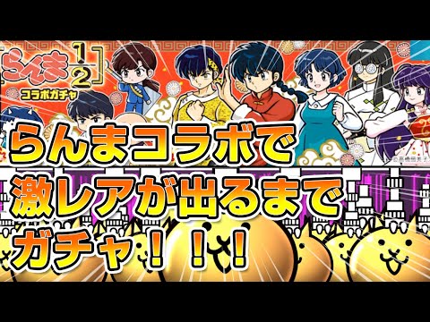 らんまコラボで激レアが出るまでガチャ！【にゃんこ大戦争】