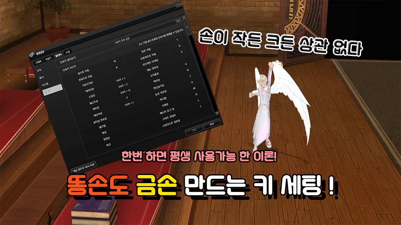 [마비노기] 전투의 질이 다른 / 마비만 10년 고인물 키 세팅 / 손이 작든 느리든 상관 없다! (이론만 적용 하고 본인 멋대로 바꿔도 ok!)