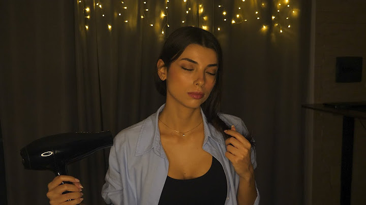 SUNDAY NIGHT - Hair Dryer Sound Before the Work Week [4K ASMR]