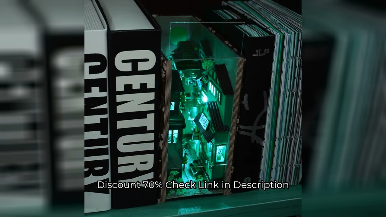 1pc,DIY Book Nook Kit,Assembly Model Kit,Bookshelf Decor,Home Decor Micro Model,The perfect gift for