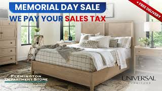 Flemington Department Store Memorial Day Furniture Sale