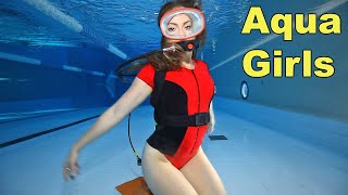 Scuba Girl Red Bodysuit