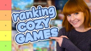 Ranking 2025 COZY GAMES from Best to Worst