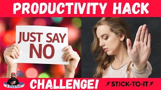 Famous The Ultimate Productivity Hack is Saying No - The Just Say No Challenge from James Clear Profile