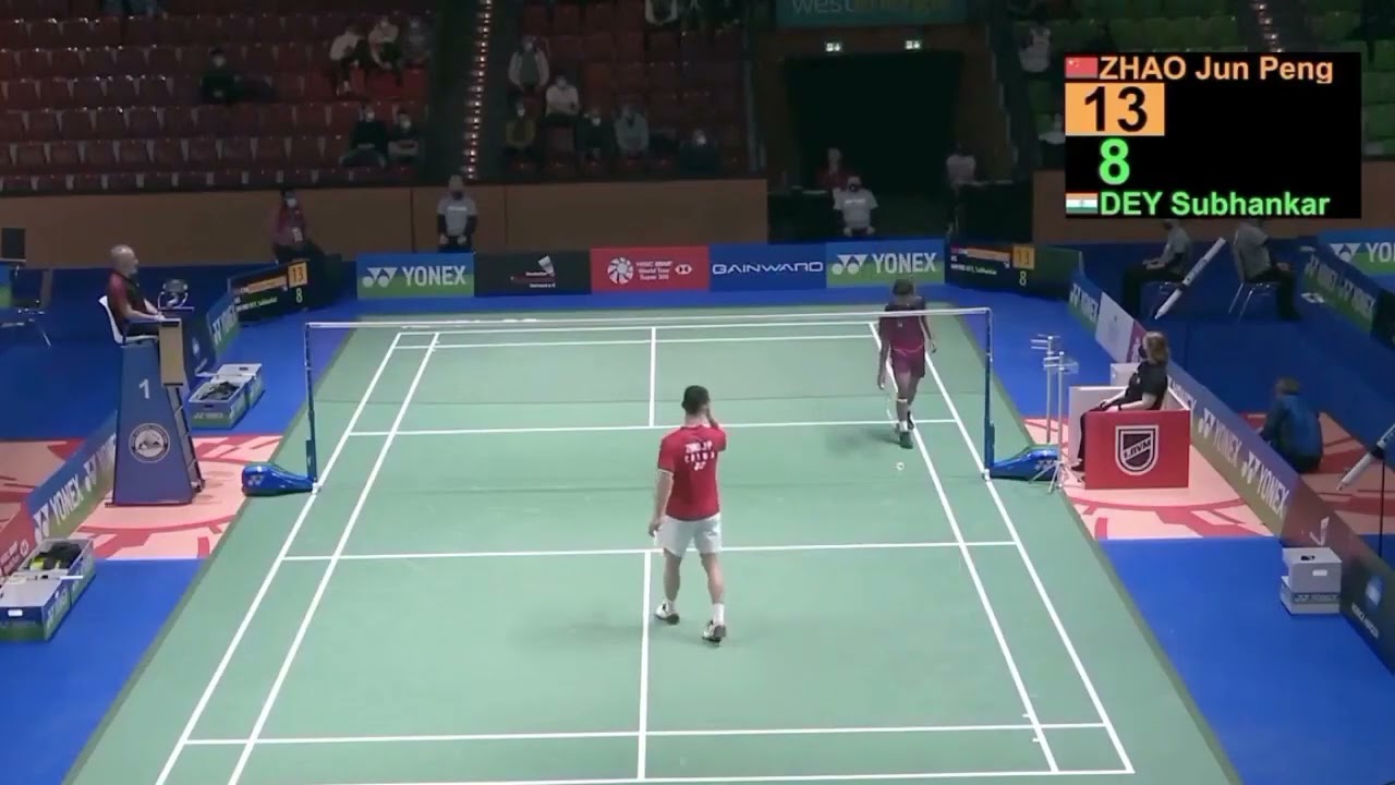 🔴 German Open 2022   Zhao Jun Peng vs Dey Subhankar   | Highlights | (NICE ANGLE) 1080p