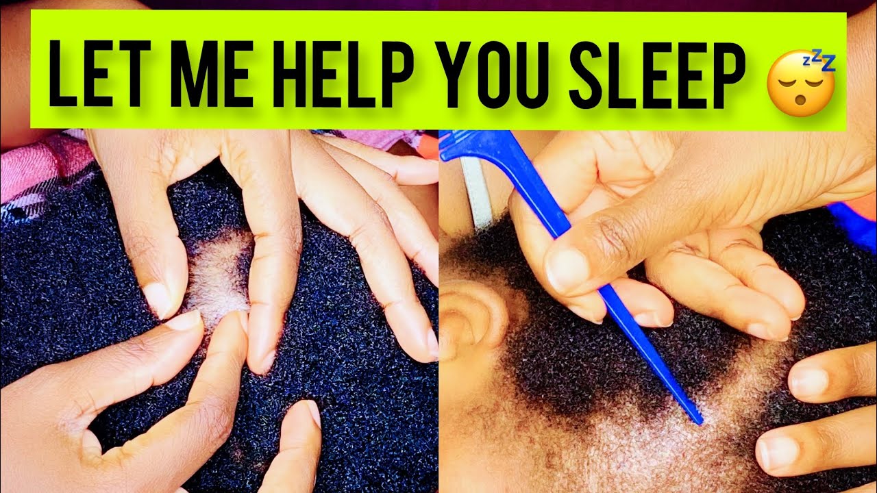 ASMR SCALP SCRATCH COMPILATION FOR DEEP SLEEP