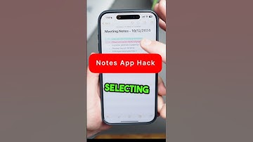 Highlight Text in Notes – iOS 18’s Hack #AppleNotes #ProductivityHacks #TechTips #AppleIntelligence