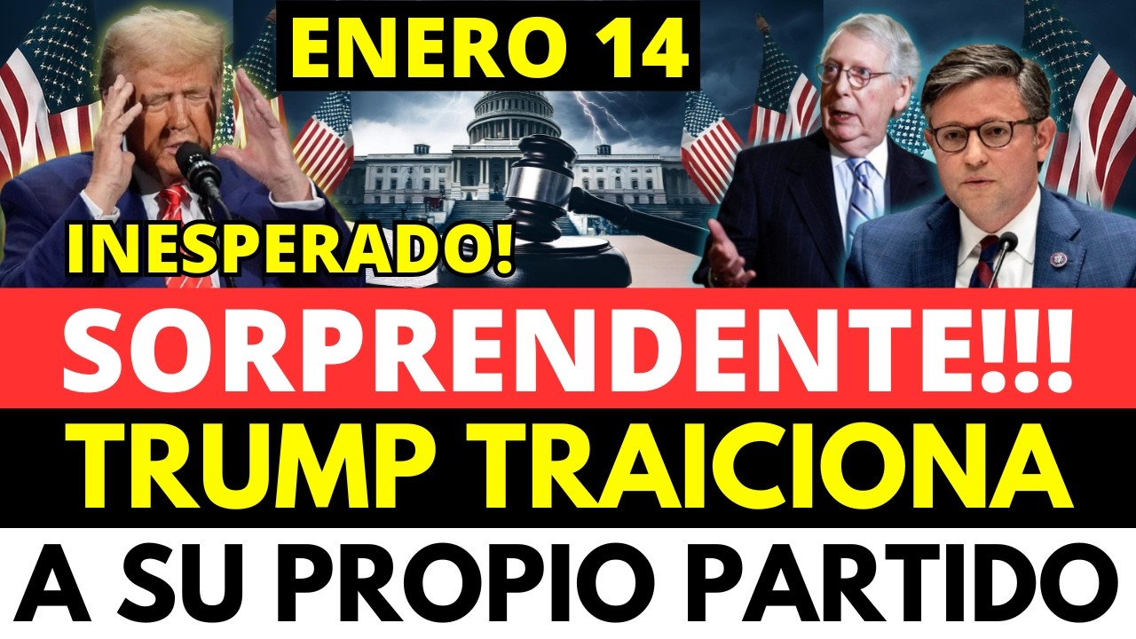 SORPRENDENTE!!! TRUMP TRAICIONA A SU PROPIO PARTIDO