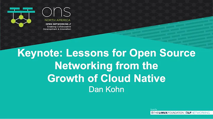 Keynote: Lessons for Open Source Networking from t...