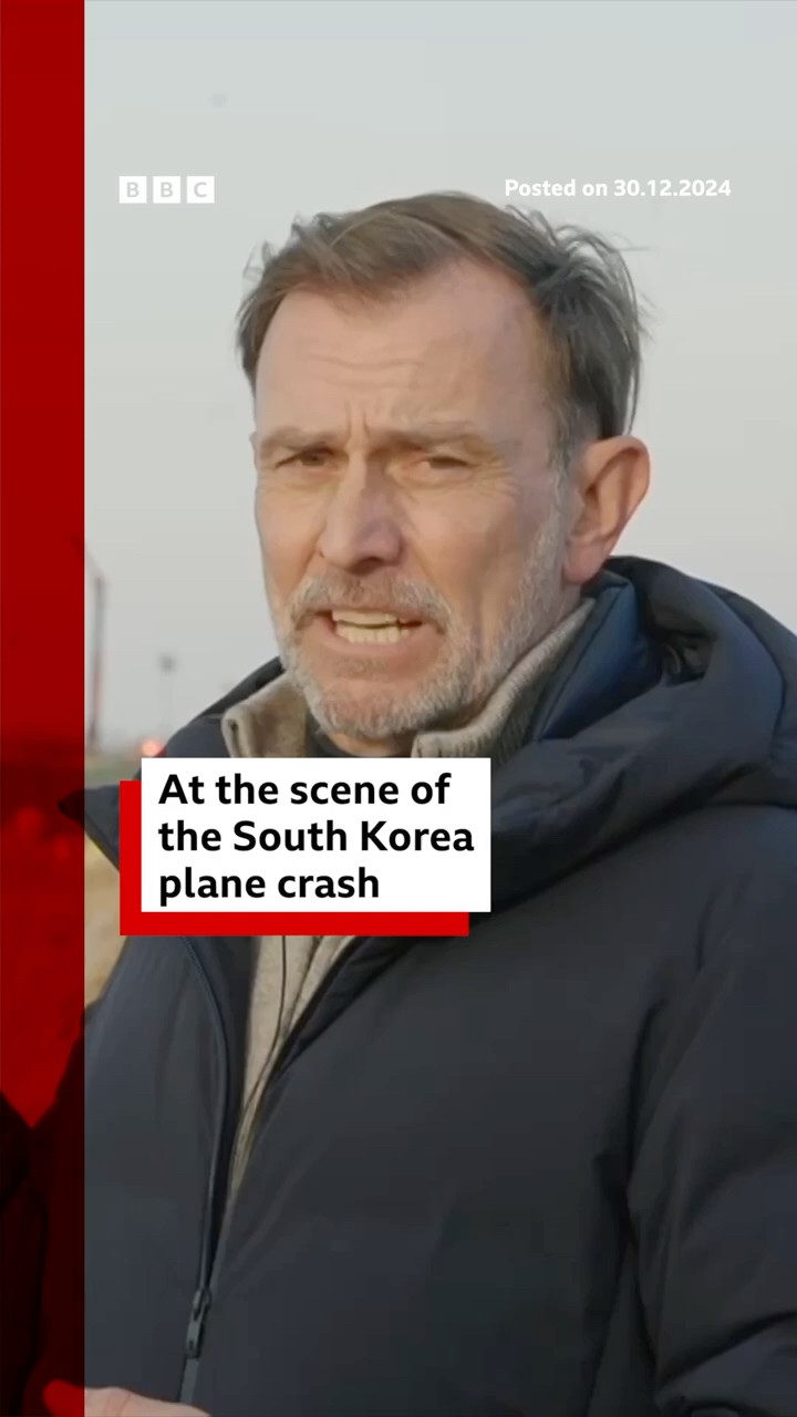 At the scene of the South Korea plane crash investigation #SouthKorea #Plane #BBCNews