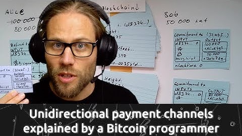 Explaining (unilateral) Payment Channels - Mastering the Lightning Network