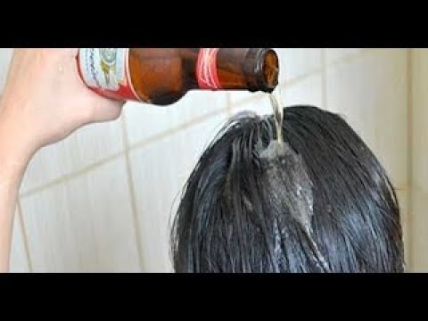 Come pulire il tuo con capelli birra