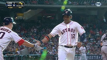 CWS@HOU: Cedeno drives double to left to score Pena