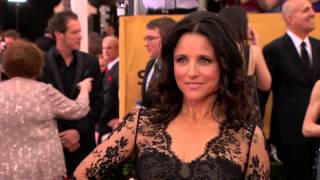 SAG Awards 2015: Julia Louis Dreyfus Red Carpet | ScreenSlam