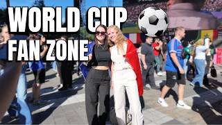 NEW YORK CITY Walking Tour [4K] - 🇫🇷🇸🇳 The World Cup Is HERE!!! Brooklyn Fan Zone Walking Tour 🔥⚽