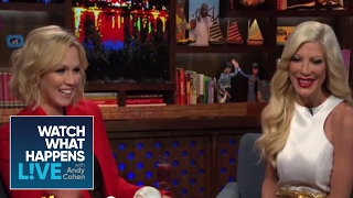 Tori Spelling & Jennie Garth Spill 90210 Secrets | WWHL