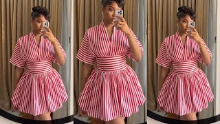 How to Sew Inbuilt Overlap Kimono Gown with Bold Band