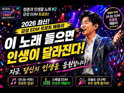 청춘과 인생을 노래 #2  감성 EDM 트로트! 듣는 순간 눈물 나고 어깨는 들썩인다!