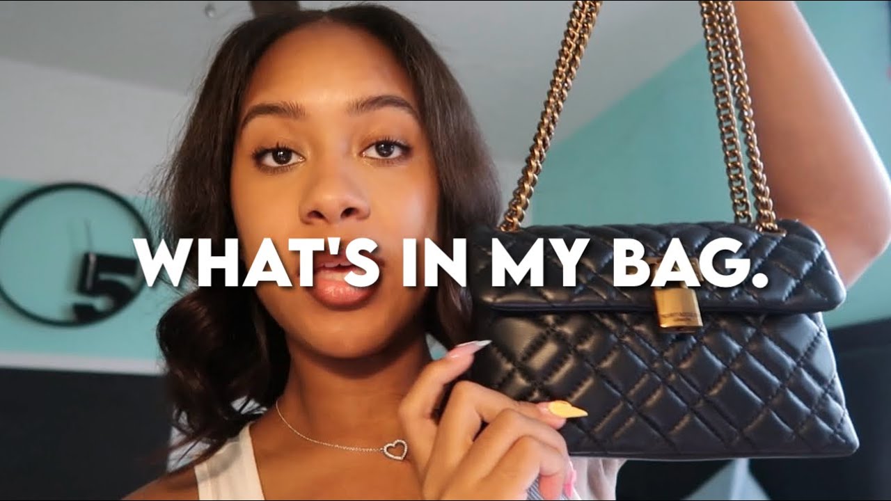 What's In My Bag | KURT GEIGER Mini Brixton Lock Leather Bag 🎀