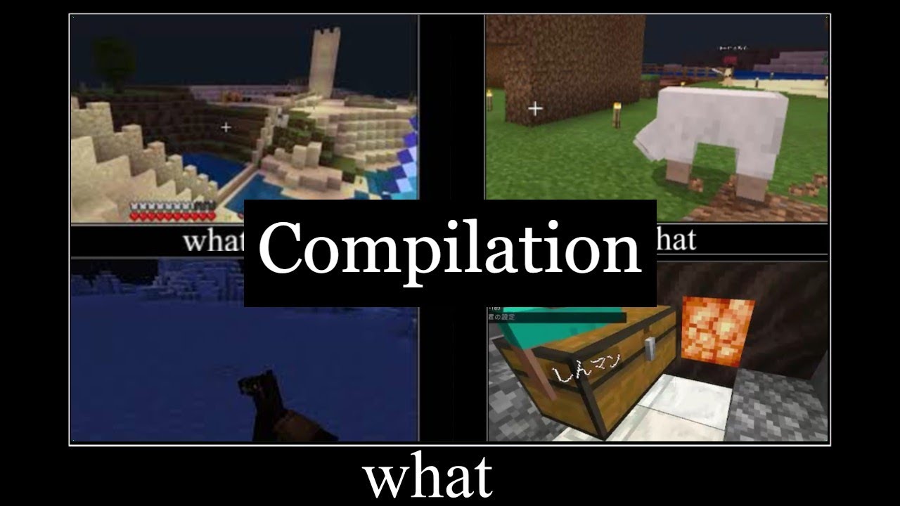 Minecraft wait what meme Compilation (Part 1-10) - YouTube