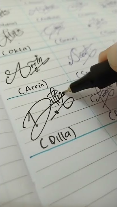 dilla | autograph #shorts #signature #autograph