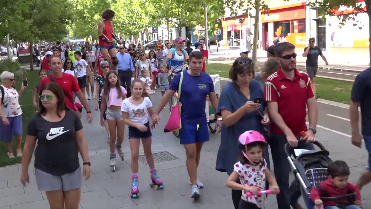 I Marcha Familiar Sostenible de Zaragoza servicios al contribuyente