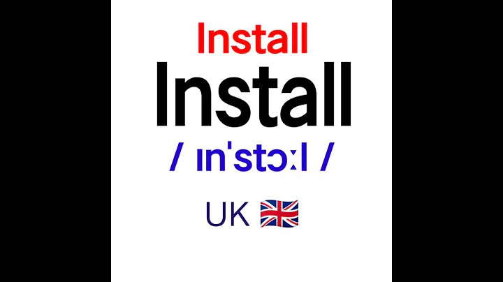 How to pronounce " Install " ? In British Accent 🇬🇧 Correctly ! ( Pronunciation )