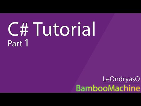 C# Tutorial – Úvod #1