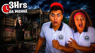 SOBREVIVEMOS 24 HORAS NA ESCOLA ABANDONADA *quase deu ruim!